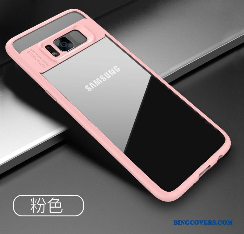 Samsung Galaxy S9 Cover Gennemsigtig Blød Anti-fald Telefon Etui Kreativ Blå