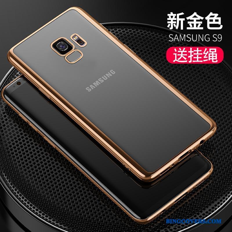 Samsung Galaxy S9 Etui Tynd Gennemsigtig Cover Silikone Anti-fald Beskyttelse Blå