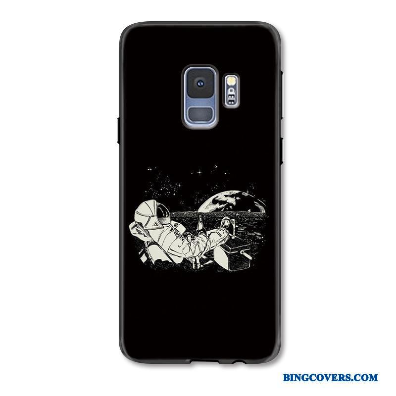 Samsung Galaxy S9 Kreativ Sort Af Personlighed Malet Telefon Etui Stjerneklar Cover