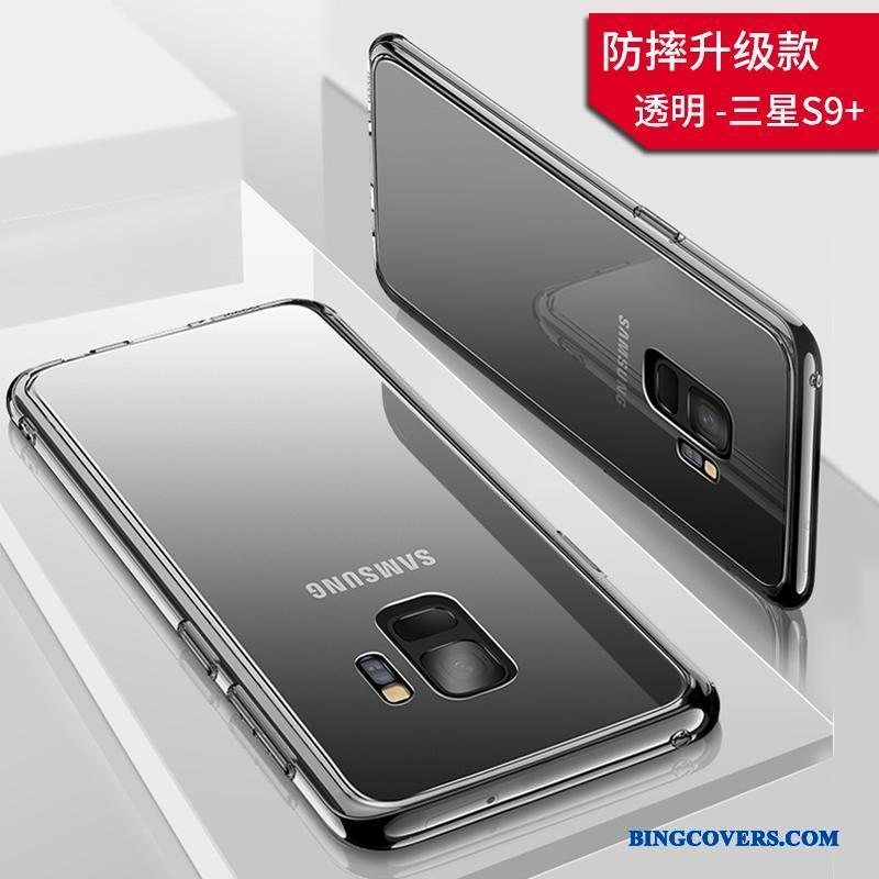 Samsung Galaxy S9+ Nubuck Silikone Anti-fald Telefon Etui Cover Beskyttelse Blød