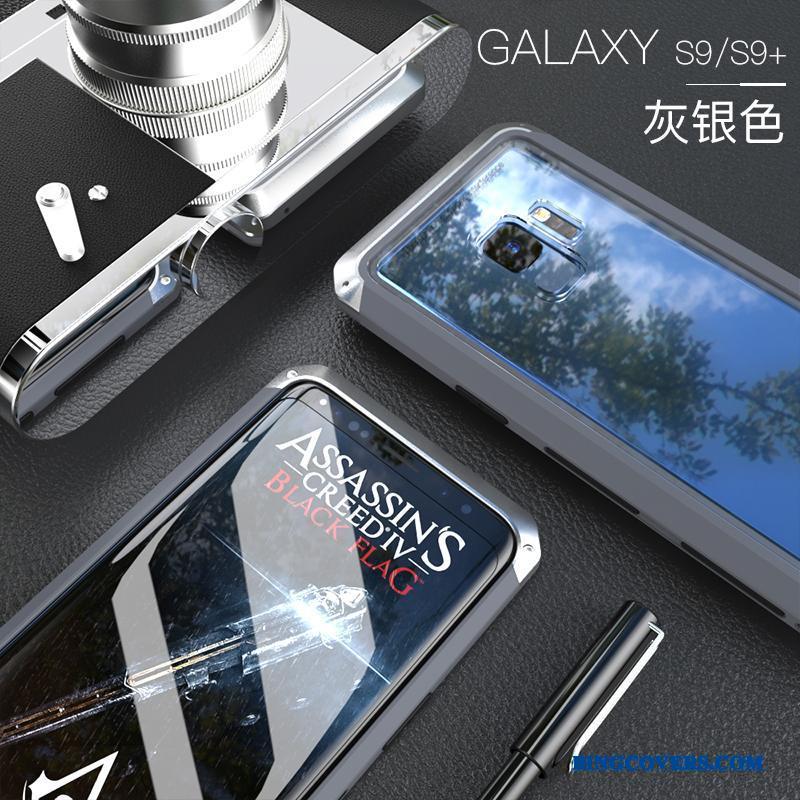 Samsung Galaxy S9+ Telefon Etui Stjerne Trendy Alt Inklusive Anti-fald Metal Kreativ