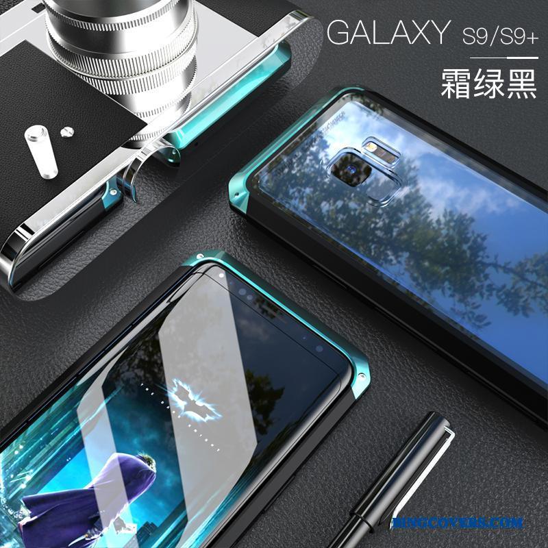 Samsung Galaxy S9+ Telefon Etui Stjerne Trendy Alt Inklusive Anti-fald Metal Kreativ