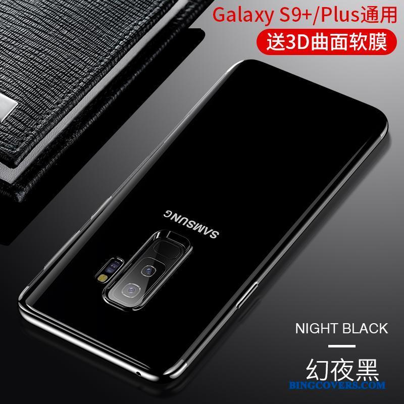 Samsung Galaxy S9+ Telefon Etui Trend Lilla Anti-fald Alt Inklusive Tynd Gennemsigtig