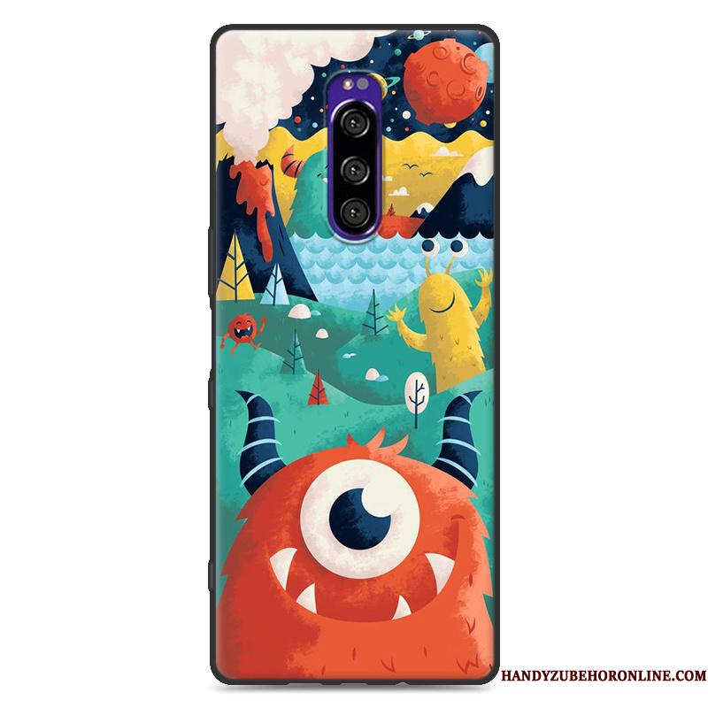 Sony Xperia 1 Etui Mobiltelefon Cartoon Beskyttelse Kreativ Smuk Ny Cover