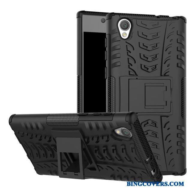 Sony Xperia L1 Cover Telefon Etui Support Nubuck Alt Inklusive Anti-fald Beskyttelse
