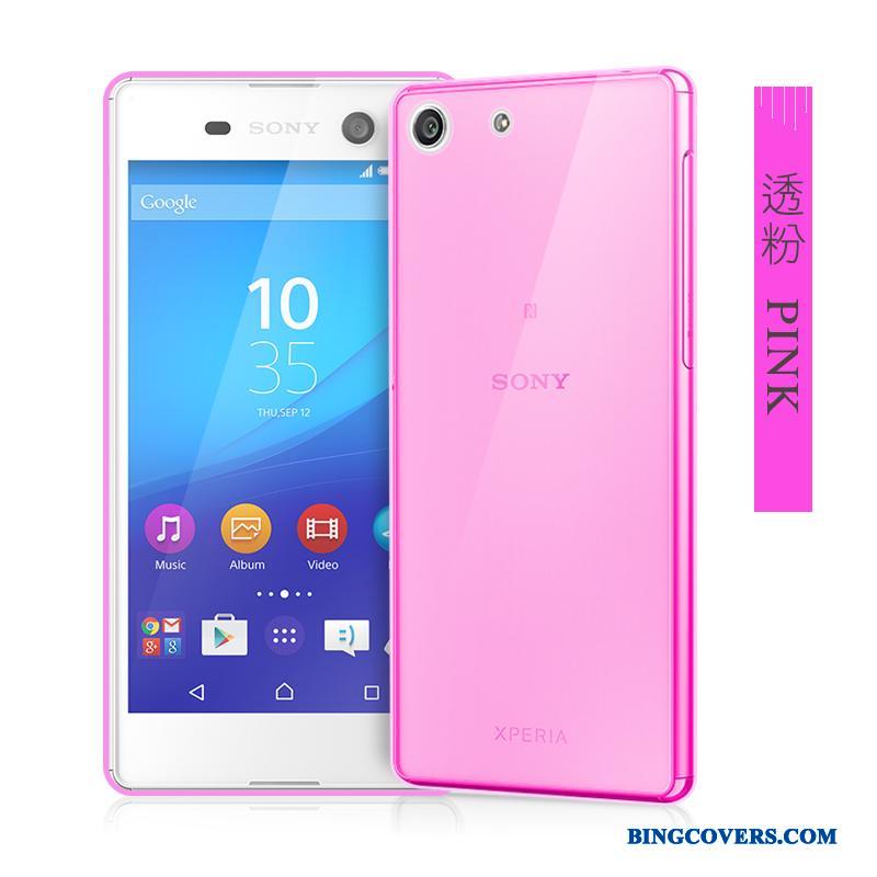 Sony Xperia M5 Dual Etui Mobiltelefon Tynd Blød Silikone Cover Gennemsigtig Stor