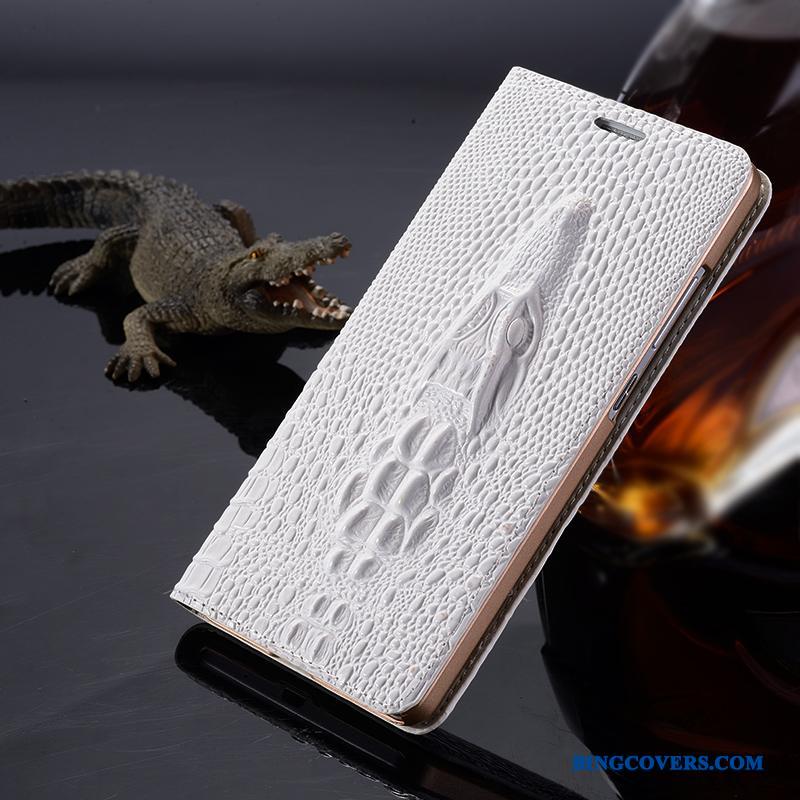 Sony Xperia X Lædertaske Cover Anti-fald Telefon Etui Beskyttelse Mobiltelefon Hvid