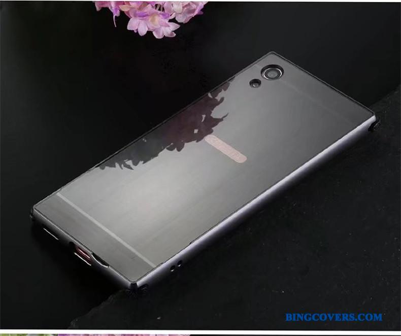 Sony Xperia Xa Ramme Rosa Guld Metal Beskyttelse Cover Telefon Etui Bagdæksel