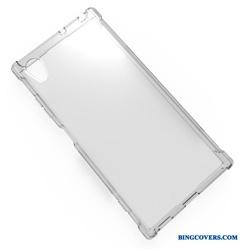 Sony Xperia Xa1 Plus Beskyttelse Telefon Etui Mobiltelefon Blød Blå Nubuck Cover