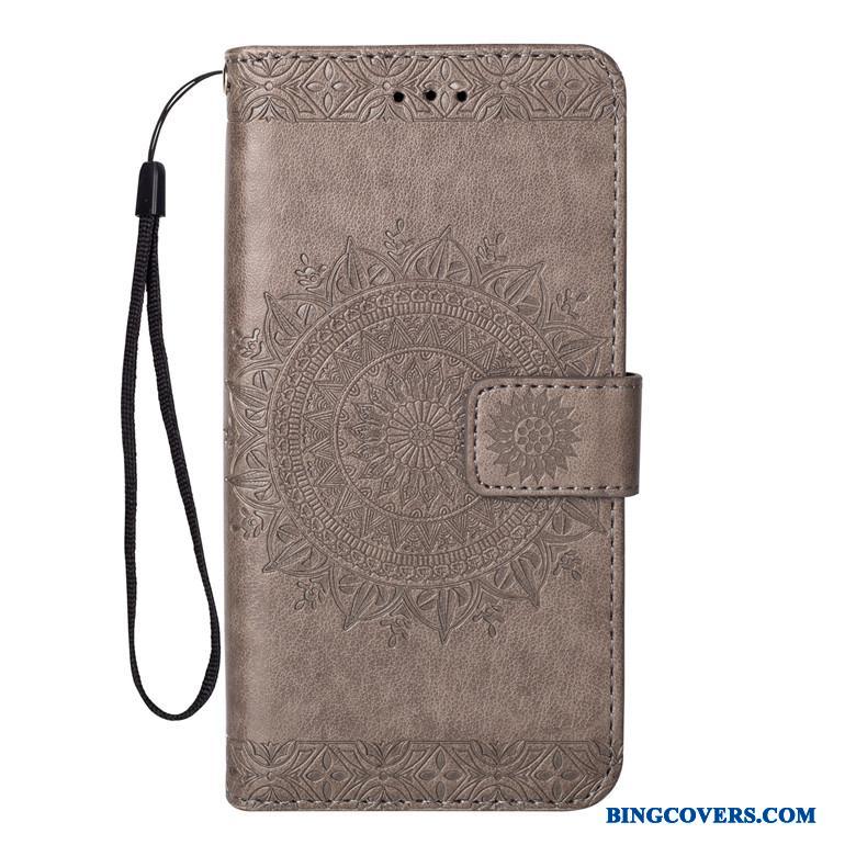 Sony Xperia Xa1 Ultra Folio Tegnebog Anti-fald Blå Telefon Etui Alt Inklusive Beskyttelse