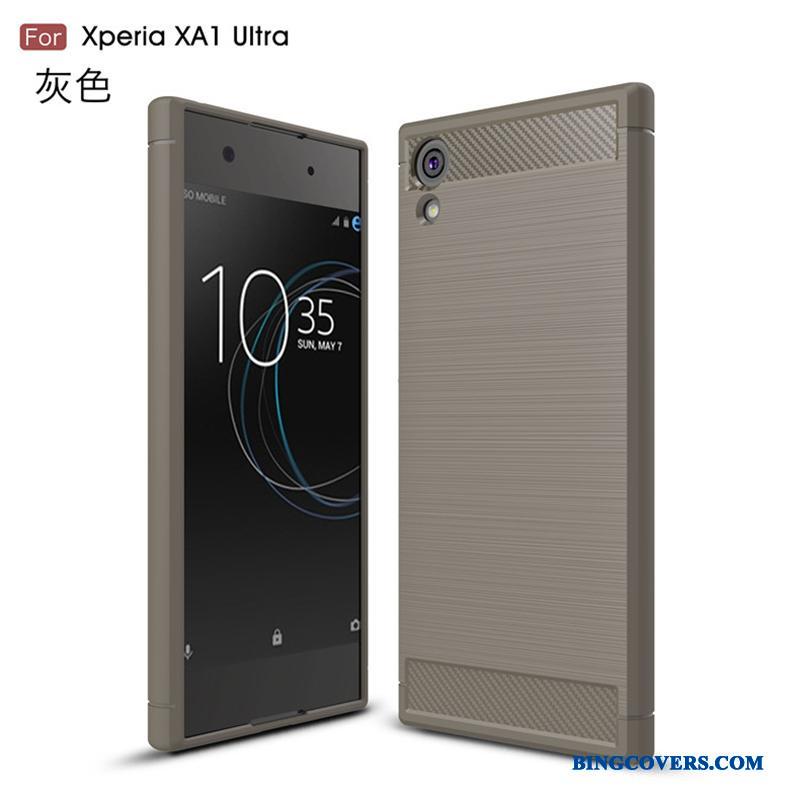 Sony Xperia Xa1 Ultra Silikone Beskyttelse Telefon Etui Anti-fald Cover Blød Stjerne