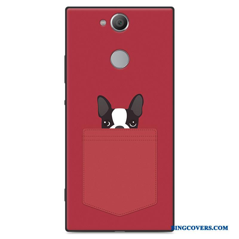 Sony Xperia Xa2 Cover Alt Inklusive Beskyttelse Telefon Etui Nubuck Anti-fald Silikone