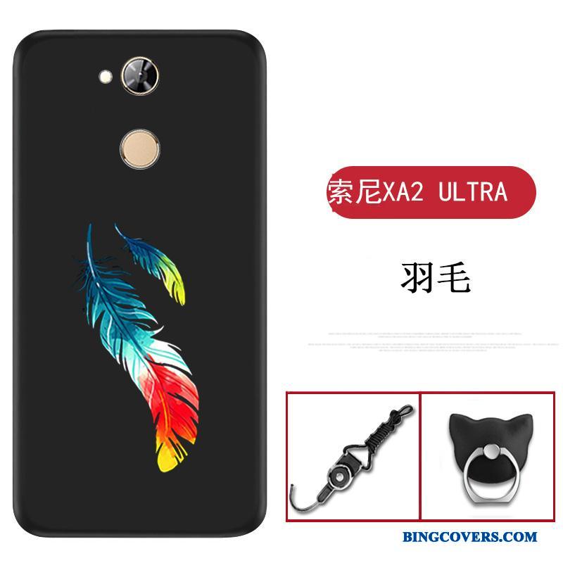 Sony Xperia Xa2 Ultra Rød Mobiltelefon Blød Telefon Etui Silikone Beskyttelse Cover