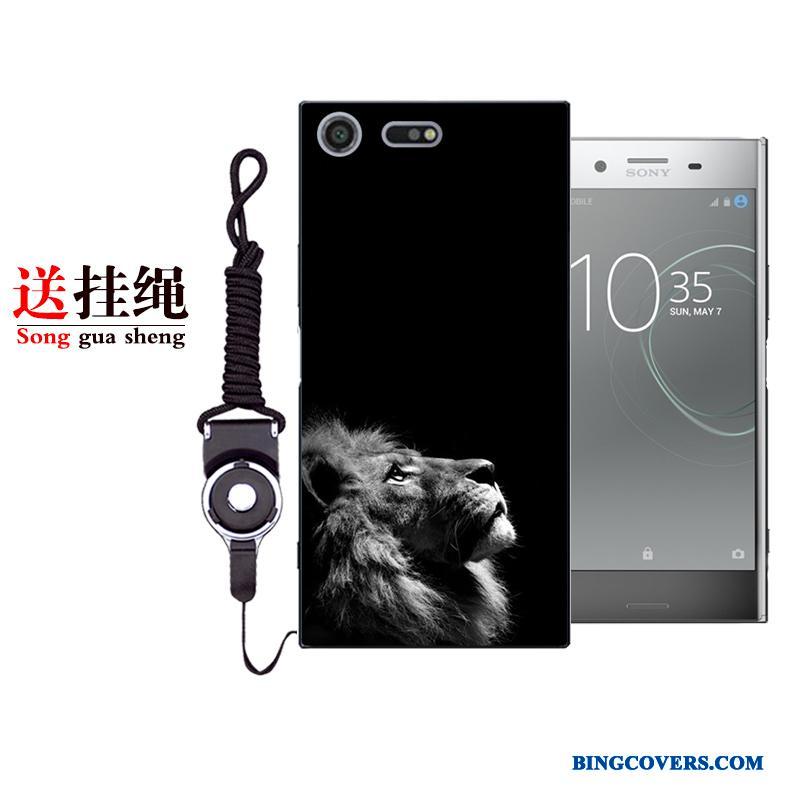 Sony Xperia Xz Premium Cover Anti-fald Lilla Telefon Etui Beskyttelse Alt Inklusive