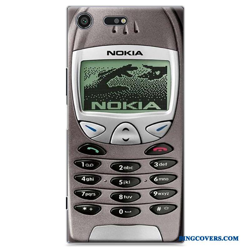 Sony Xperia Xz Premium Telefon Etui Malet Trend Vintage Anti-fald Kreativ Rød