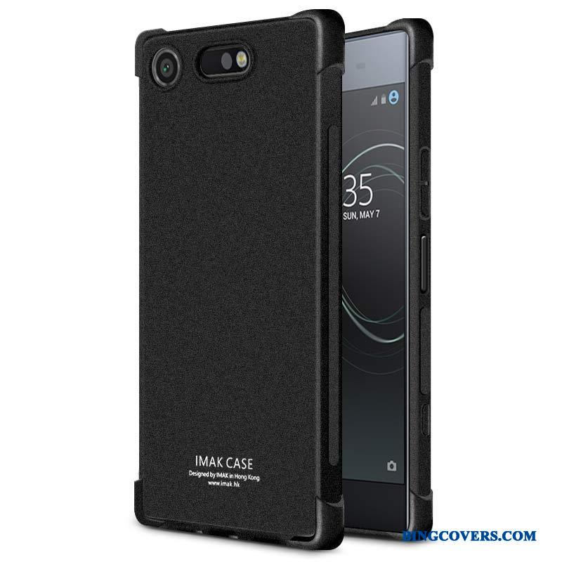 Sony Xperia Xz1 Compact Blød Anti-fald Telefon Etui Gennemsigtig Cover Alt Inklusive Beskyttelse