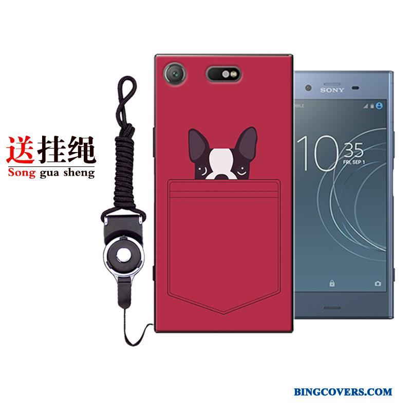 Sony Xperia Xz1 Compact Cartoon Alt Inklusive Beskyttelse Telefon Etui Silikone Af Personlighed Blød