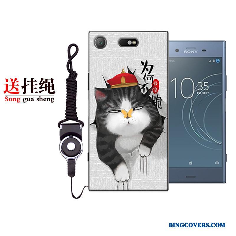 Sony Xperia Xz1 Compact Cartoon Alt Inklusive Beskyttelse Telefon Etui Silikone Af Personlighed Blød