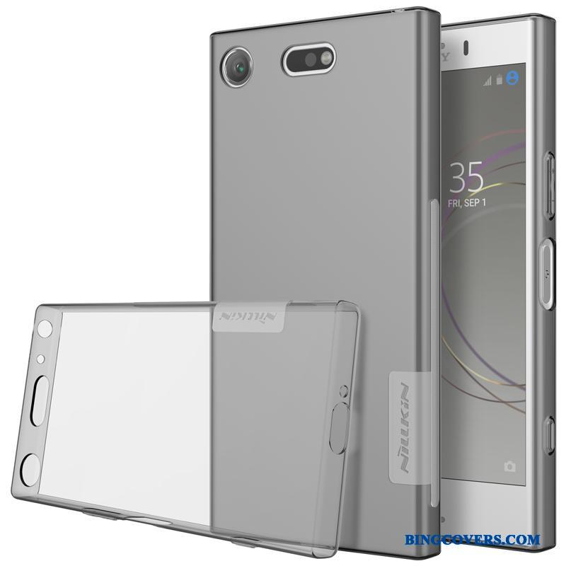 Sony Xperia Xz1 Compact Etui Alt Inklusive Blød Beskyttelse Telefon Gennemsigtig Cover