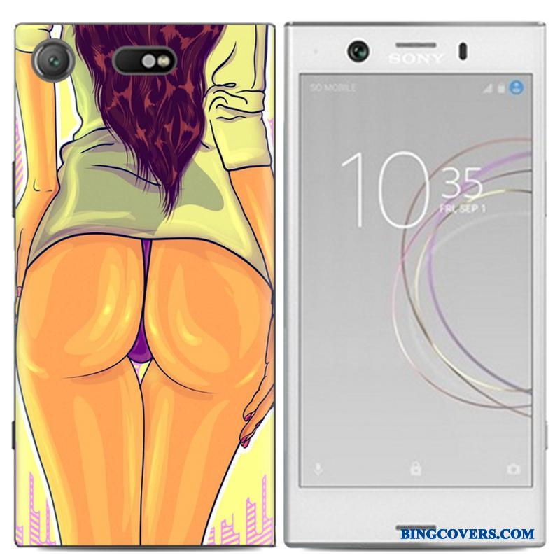 Sony Xperia Xz1 Compact Etui Farve Silikone Mobiltelefon Kreativ Trend Cartoon Cover