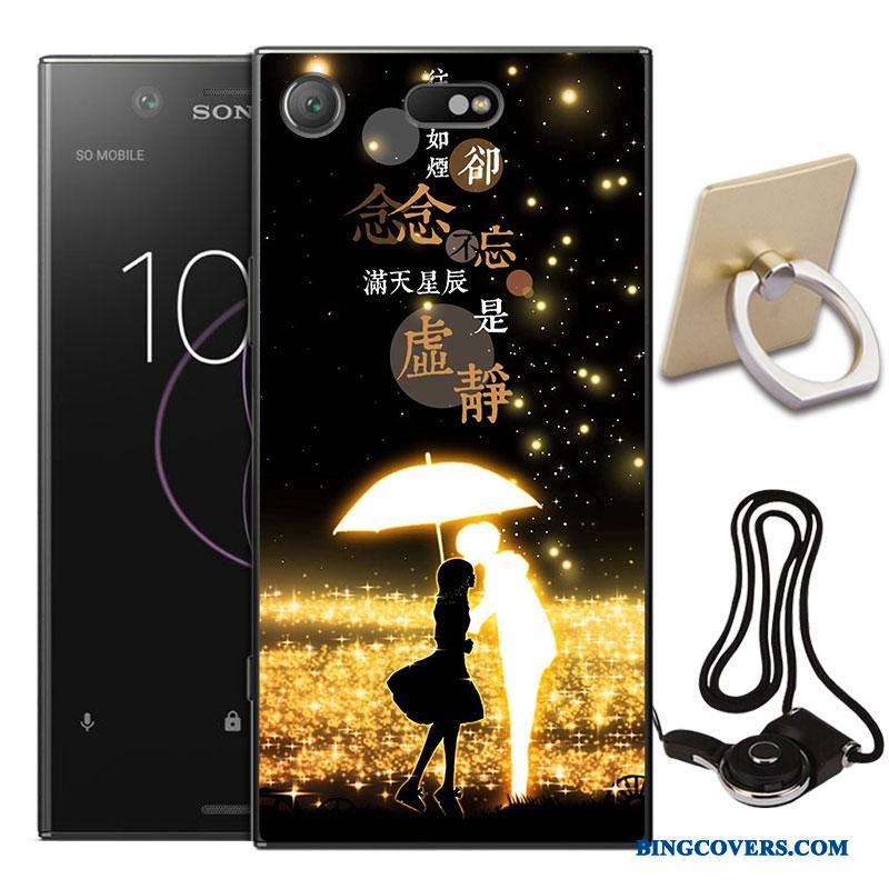Sony Xperia Xz1 Compact Telefon Etui Anti-fald Alt Inklusive Cover Blød Malet Beskyttelse