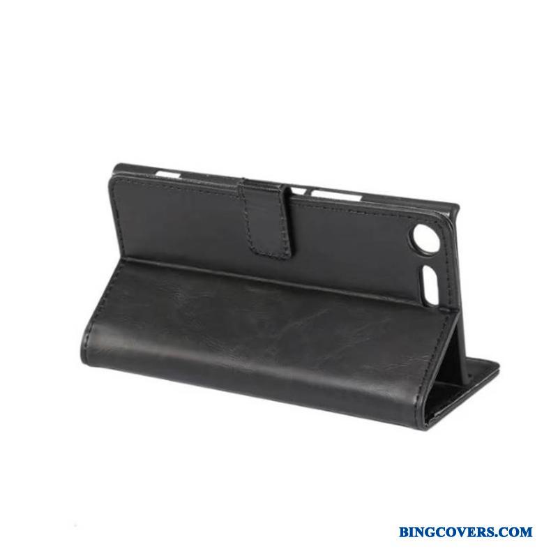 Sony Xperia Xz1 Cover Support Blå Beskyttelse Knapper Kort Telefon Etui