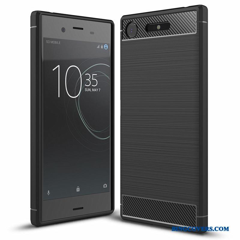 Sony Xperia Xz1 Silikone Cover Etui Beskyttelse Telefon Blå Alt Inklusive