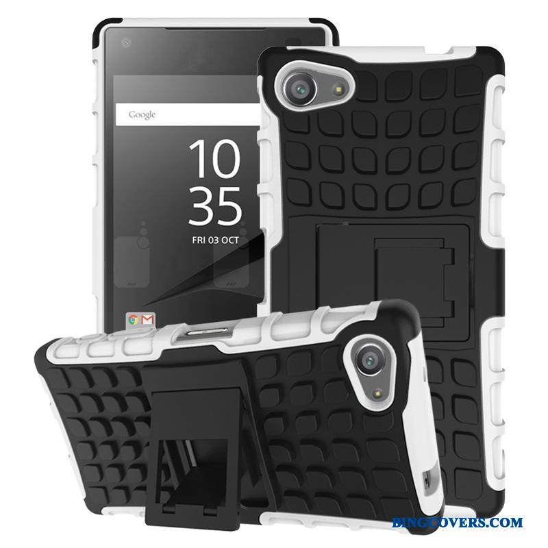Sony Xperia Z5 Compact Anti-fald Telefon Etui Grøn Support Blød Cover Alt Inklusive