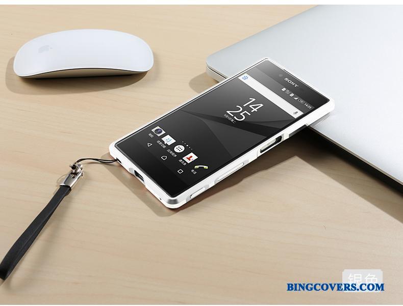 Sony Xperia Z5 Mobiltelefon Metal Cover Etui Beskyttelse Telefon Ramme
