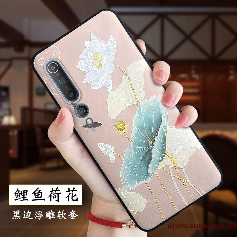 Xiaomi Mi 10 Anti-fald Alt Inklusive Silikone Blød Cover Telefon Etui Relief