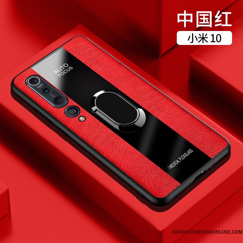 Xiaomi Mi 10 Etui Cover Lædertaske Blød Blå Kreativ Beskyttelse Af Personlighed