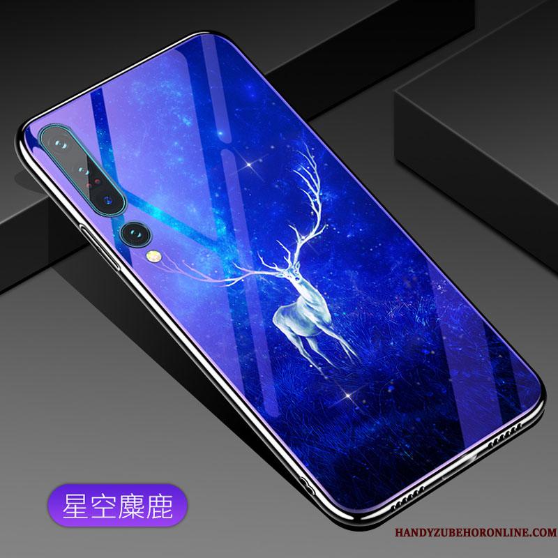 Xiaomi Mi 10 Etui Glas Guld Blød Sølv Sort Beskyttelse Anti-fald