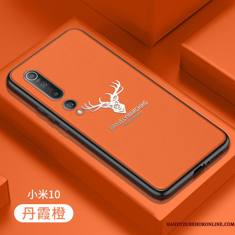 Xiaomi Mi 10 Etui Silikone Anti-fald Af Personlighed Blød Lille Sektion Tynd Lædertaske
