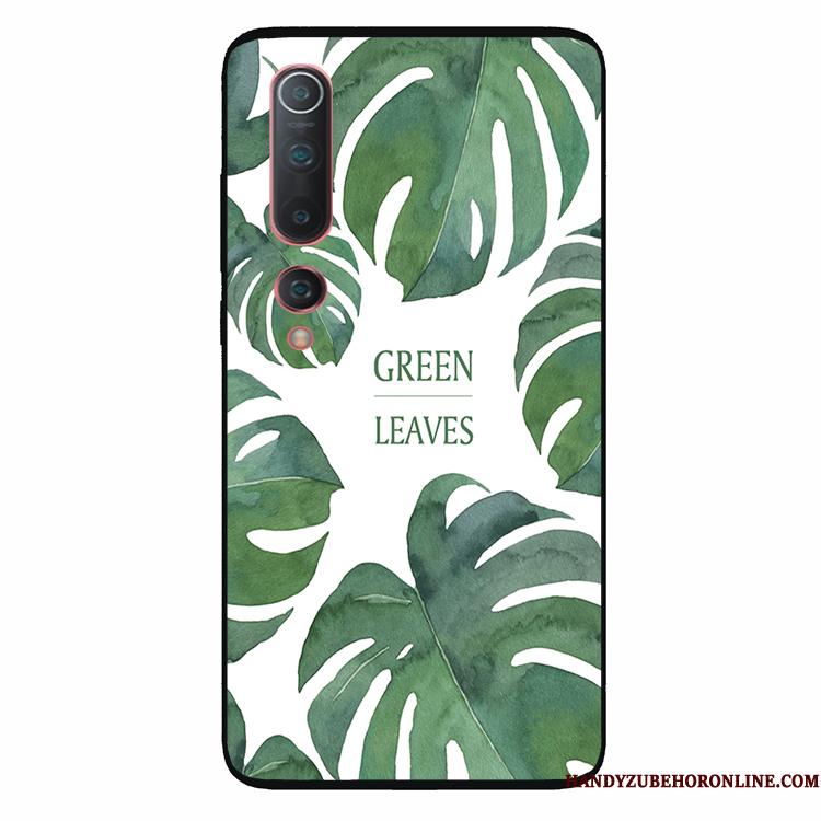 Xiaomi Mi 10 Grøn Simple Beskyttelse Telefon Etui Cover Silikone Blød