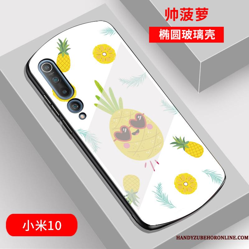 Xiaomi Mi 10 Lille Sektion Telefon Etui Mode Glas Cover Spejl Grøn