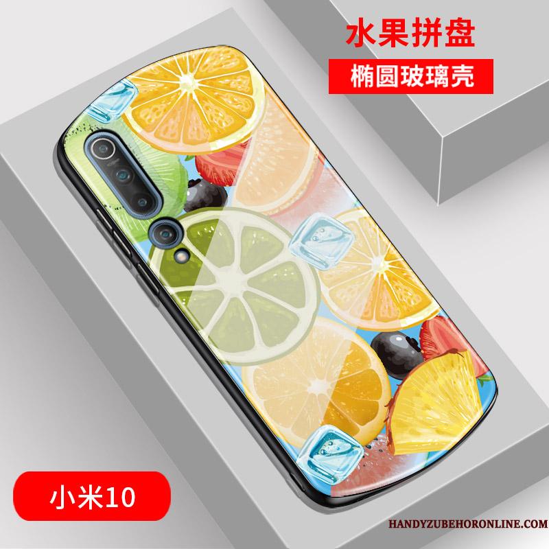 Xiaomi Mi 10 Lille Sektion Telefon Etui Mode Glas Cover Spejl Grøn