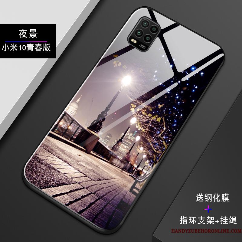 Xiaomi Mi 10 Lite Etui Alt Inklusive Mørkeblå Beskyttelse Hård Ny Kreativ Af Personlighed