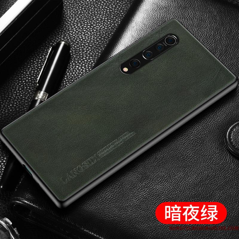 Xiaomi Mi 10 Ny Alt Inklusive Telefon Etui Grøn Business Kreativ Anti-fald