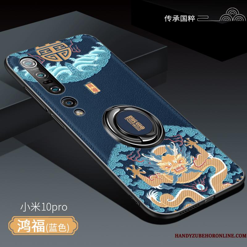 Xiaomi Mi 10 Pro Anti-fald Nubuck Cover Telefon Etui Silikone Af Personlighed Lille Sektion