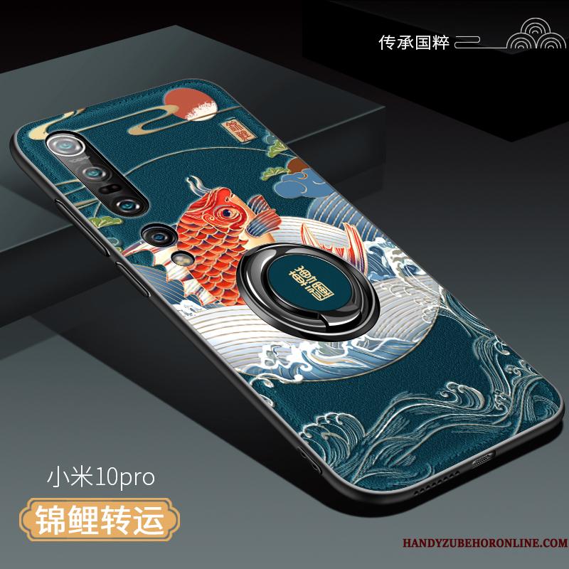 Xiaomi Mi 10 Pro Anti-fald Nubuck Cover Telefon Etui Silikone Af Personlighed Lille Sektion
