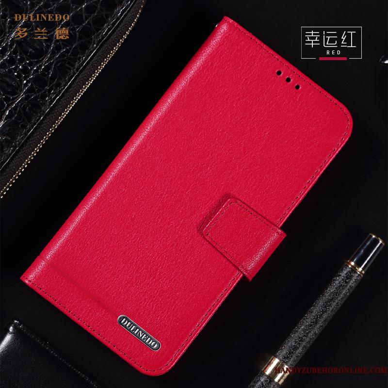 Xiaomi Mi 10 Pro Etui Folio Alt Inklusive Net Red Lille Sektion Kort Ungdom Lædertaske