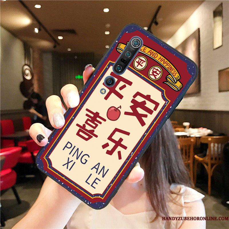 Xiaomi Mi 10 Pro Etui Gul Silikone Blød Trend Beskyttelse Nubuck Mode