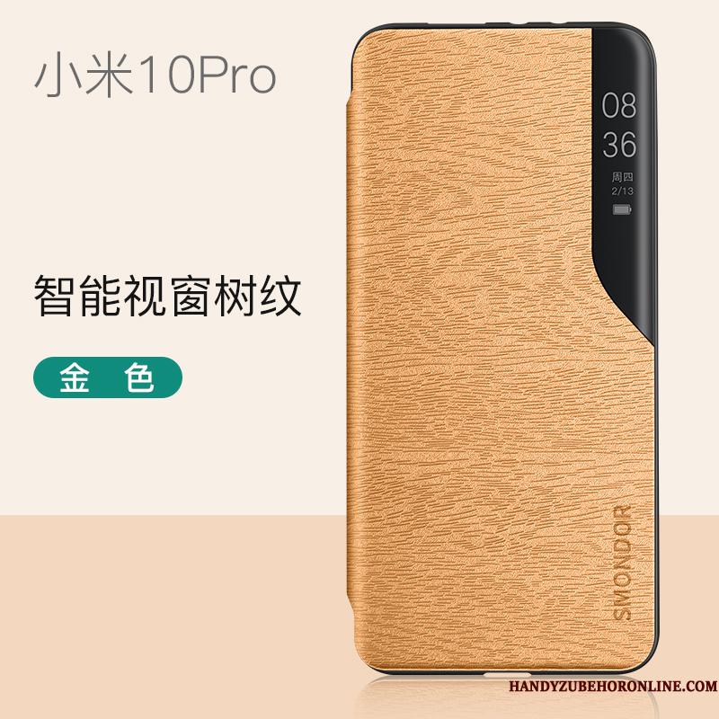 Xiaomi Mi 10 Pro Folio Blå Elskeren Telefon Etui Silikone Net Red Lille Sektion