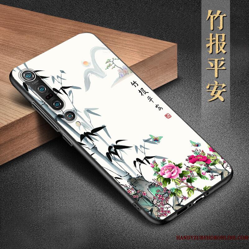 Xiaomi Mi 10 Pro Nubuck Beskyttelse Mobiltelefon Telefon Etui Anti-fald Blå Cover