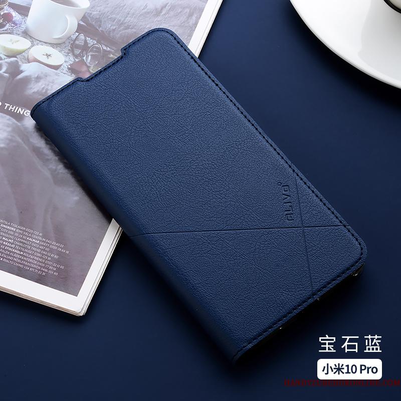 Xiaomi Mi 10 Pro Rød Lædertaske Blød Beskyttelse Lille Sektion Telefon Etui Anti-fald