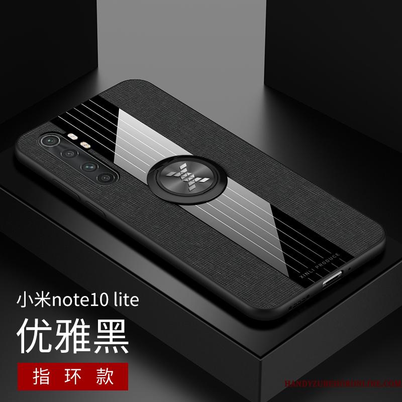Xiaomi Mi Note 10 Lite Af Personlighed Mobiltelefon Anti-fald Telefon Etui Beskyttelse Grå Silikone