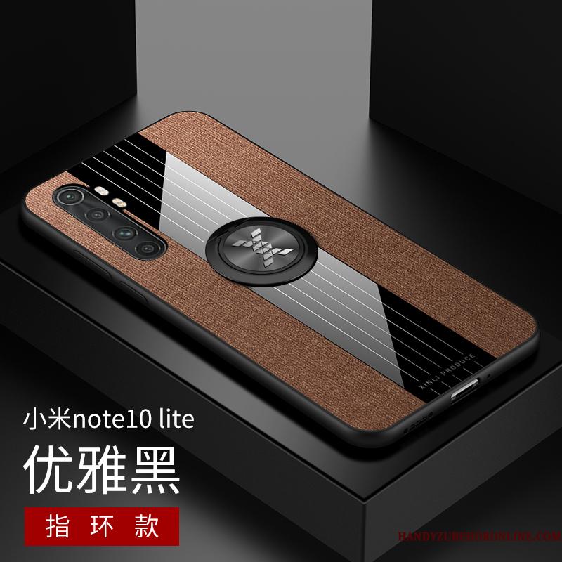 Xiaomi Mi Note 10 Lite Af Personlighed Mobiltelefon Anti-fald Telefon Etui Beskyttelse Grå Silikone