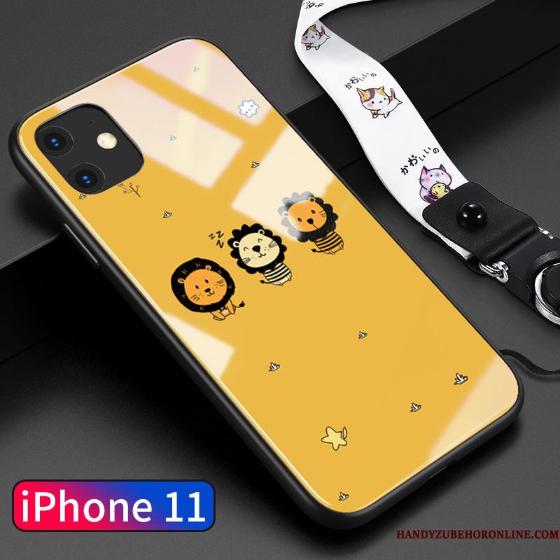 iPhone 11 Etui Alt Inklusive Af Personlighed Cover Gul Glas Tynd Ny