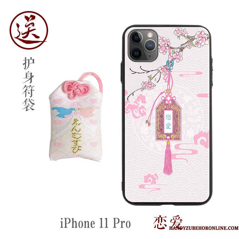 iPhone 11 Pro Af Personlighed Trendy Telefon Etui Beskyttelse Kinesisk Stil Vind Anti-fald