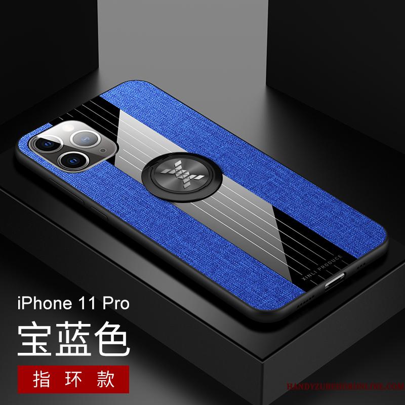 iPhone 11 Pro Etui Cover Ring Af Personlighed Tynd Anti-fald Support Rød